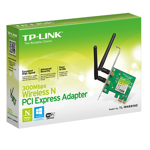 TP Link PCI EXPRESS WIFI Card TL-WN881ND-image